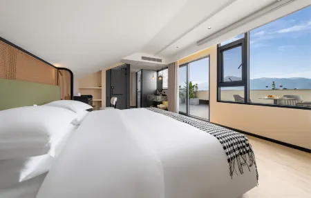 Building 1, Guanyue Island, No. 22, Section 5, Aerospace Avenue, Dongcheng Street Отели рядом с достопримечательностью «Xiaoyucun»