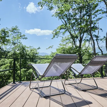 Luxury villa with sauna, BBQ, fire pit, stream and forest bathing — COCO VILLA Nasu Highland