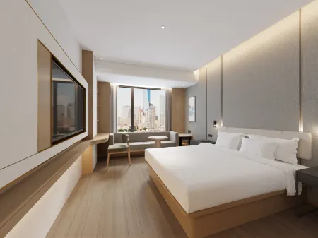 Wuhu Zhongshan Road Pedestrian Street Jiuzhi Square Atour X Hotel Отели рядом с достопримечательностью «Anhui Normal University Qijiang College (Wenjin Campus)»