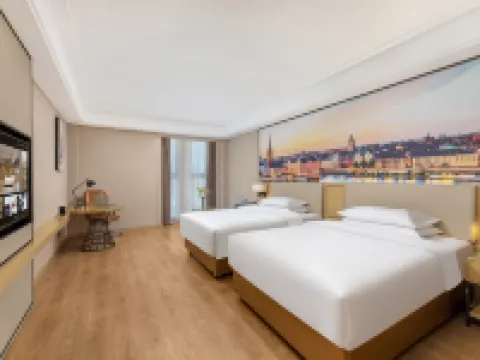 Vienna International Hotel (Linqu Wanda Plaza) Hoteles en Condado de Linqu