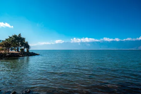 Dalixixiayueshang Sunset on the Sea A Fragrant Afternoon with Tea  Sea-Viewing on the Terrace