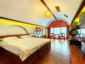 Junggar Yellow River Grand Canyon Embedded Riverview Kiln Cave Homestay