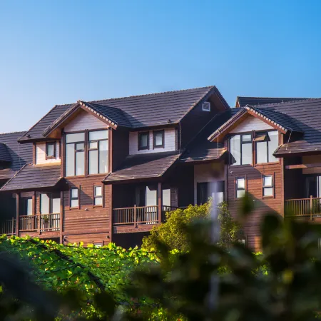 Shanshui wutong Wooden House Villa in Pingjiang County