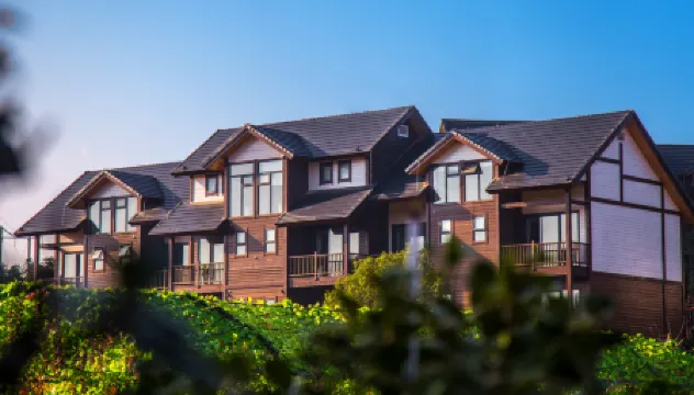 Shanshui wutong Wooden House Villa in Pingjiang County