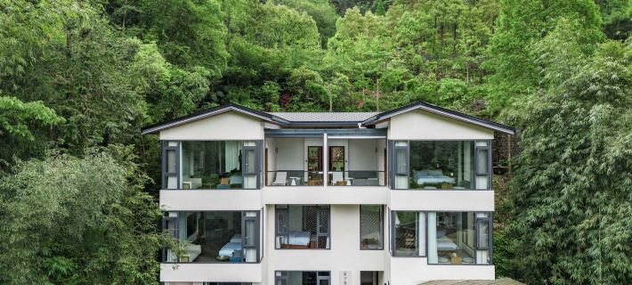 Yinyu Tingchan Hot Spring Bed and Breakfast Hotéis em Dujiangyan