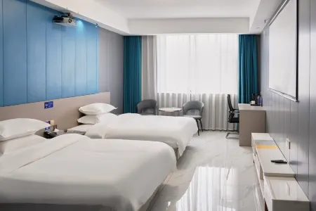 Qunhao International Hotel (Nanyang Xuefeng Middle Road Wolong Park Branch) Отели рядом с Аэропорт Наньян