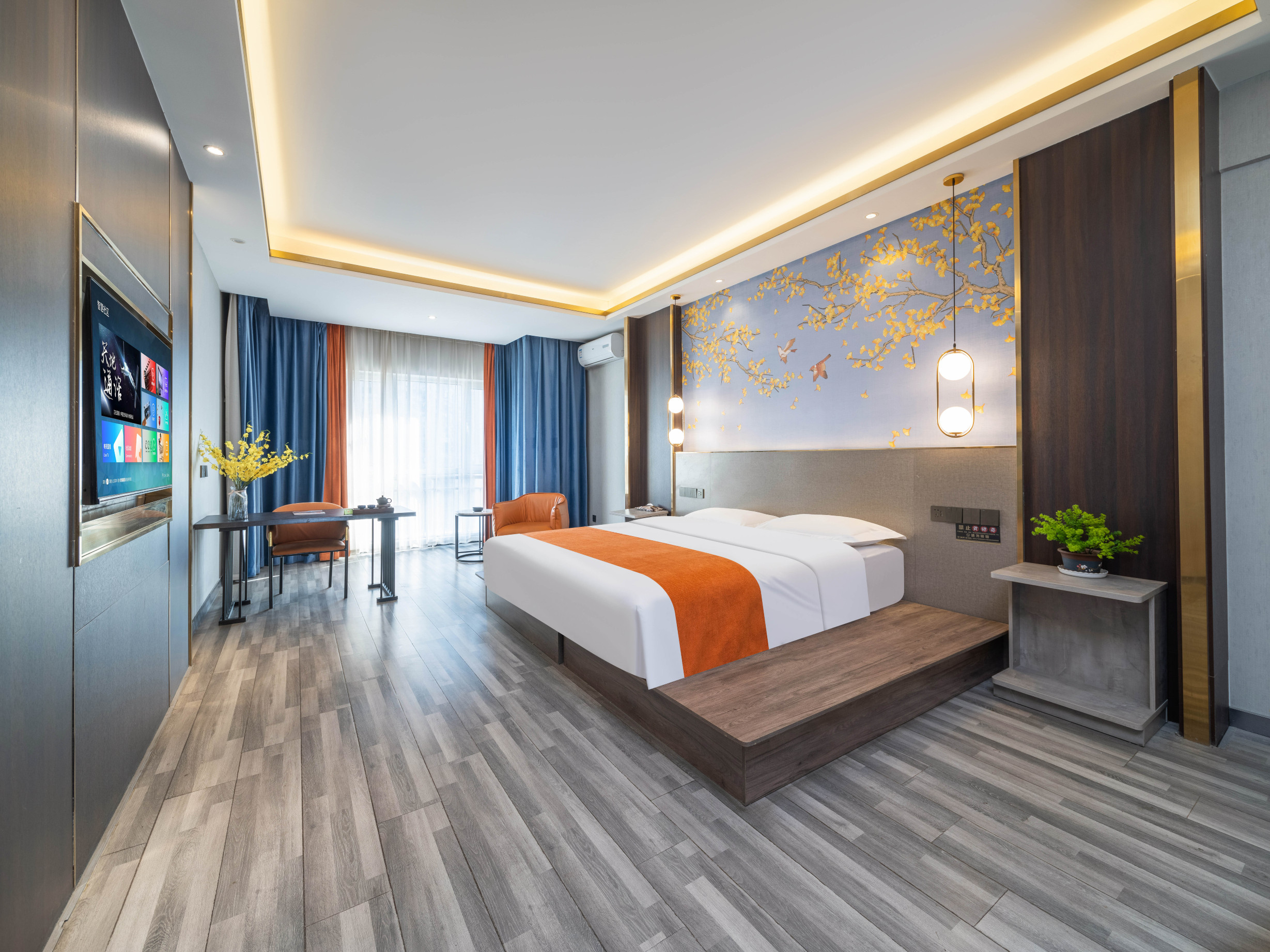 Junlan Yuejing Hotel (Yinchuan Yuehaiwan CBD Lanshan Park) Hotel Overview