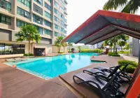Spacious Apartment Walk to IOI City Mall Putrajaya Free Parking - Pools