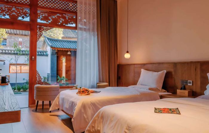 Lianyun Retreat・Huajian Hollow Moonview Log Elegant Holiday Stay (East Lotus Branch)