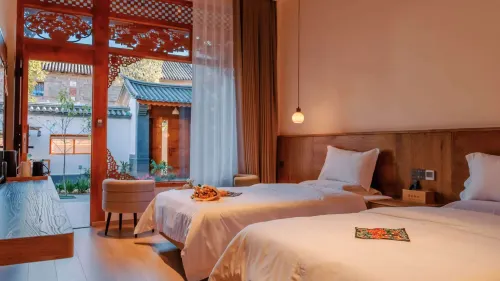 Lianyun Retreat・Huajian Hollow Moonview Log Elegant Holiday Stay (East Lotus Branch) - Mountain view