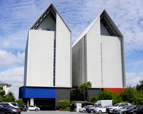 โรงแรมบลูฮิปโป โรงแรมใกล้พิพิธภัณฑ์ช้างเอราวัณ