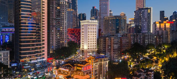 Chongqing Jiefangbei Hong Ya Dong Riverside View Meilun Hotel Ξενοδοχεία στην πόλη Τσονγκτσίνγκ