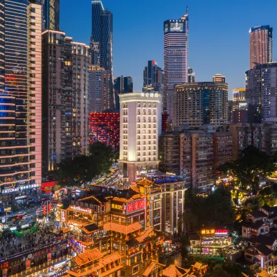 重慶解放碑洪崖洞江景美侖酒店 鄰近洪崖洞的酒店