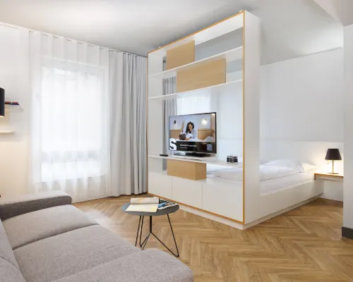 smartments München Parkstadt Schwabing Hotels near Petuelring underground station