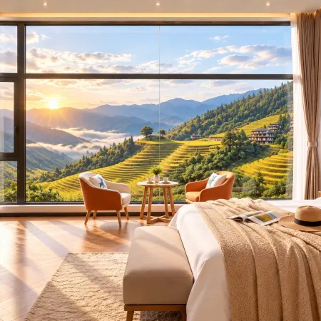 Yuanfang Town | VISTA INFINITE | Panoramic Pool Resort Homestay