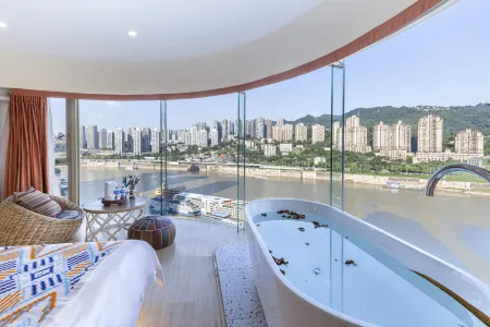 Angela·Angel High-rise River View Homestay (Jiefangbei Hongyadong Branch, Chongqing)