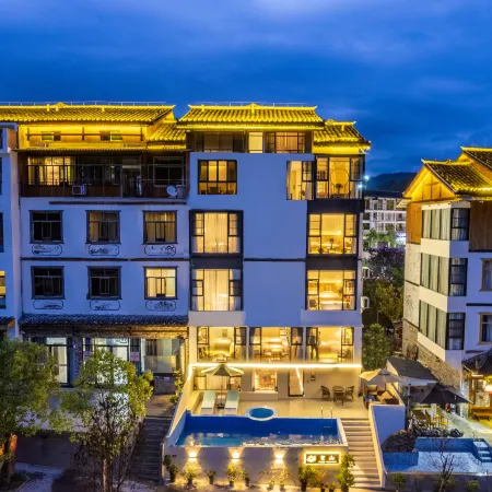 Qianhuan·evelyn·Wangshan Light Luxury Pool Homestay (Libo Xiaoqikong East Gate)
