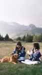 Lijiang Snow Mountain stone house