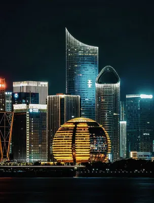 Sea Blue Hotel（Qianjiang New City Raffles City Center ） Hotel a Qianjiang New Town