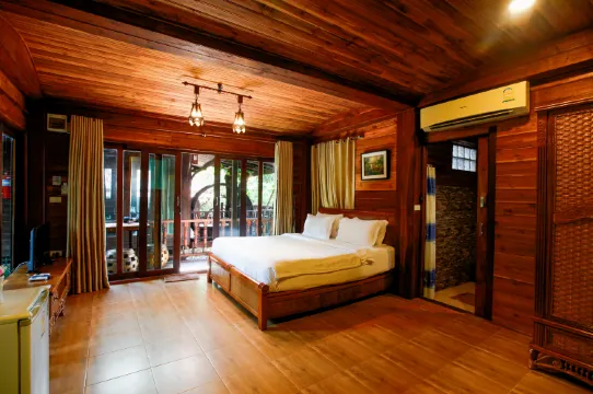 ห้องพักสำหรับสามท่านพร้อมลานระเบียง