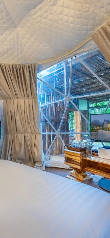 ห้องพักเตียงควีนไซส์ วิวภูเขา (A1/A2)