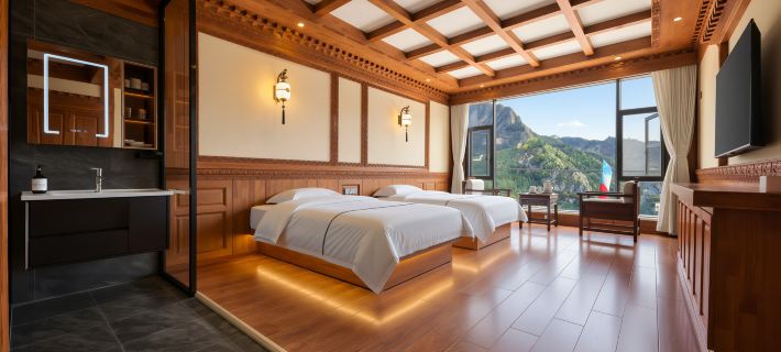 De Bu Zagana · Tao-Di Ancient Road -style Panorama View Homestay テウォのホテル