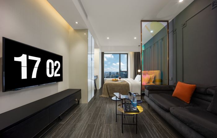Xinyue Premium Apartments (Chengdu Financial City Jiaozi Avenue Branch)