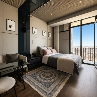 Premium Smart Studio with River View Hotels near Samgori Train Station