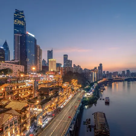 NASA Yunduan High-altitude Riverview Hotel (Chongqing Jiefangbei Pedestrian Street)