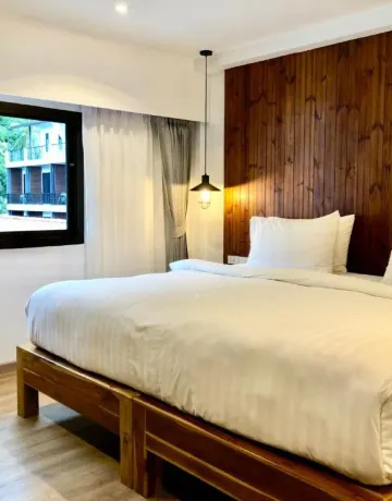 ห้องพักวิวภูเขา เตียงใหญ่