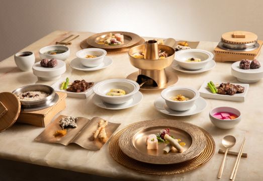 더 시에나 프리모 조식 뷔페 모습