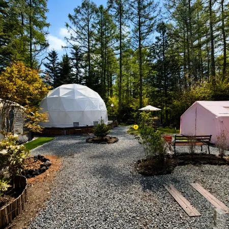 Forest Beneath the Ferris Wheel – Karuizawa Private Glamping Villa