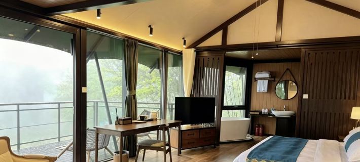 Nanping Shaowu Qianling Lake Resort Peiyuan Wild Luxury Homestay 사오우 호텔