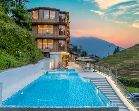 Yunxi Shang Viewing Homestay (Longji Terraces Thousand-Floor Sky Ladder Observation Deck) Hotels in Longsheng