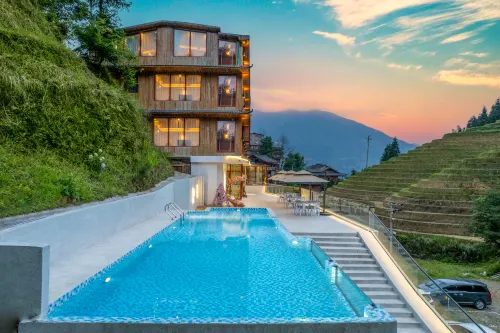 Yunxi Shang Viewing Homestay (Longji Terraces Thousand-Floor Sky Ladder Observation Deck) Hotels in Longsheng