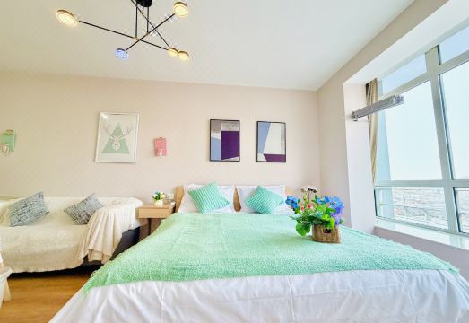 베이징 푸둔 무비 테마 아파트 객실 전경