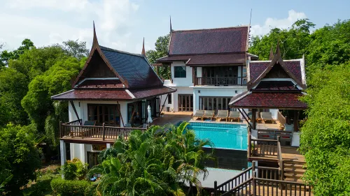 Spacious Thai Villa with Private Pool & Sea View