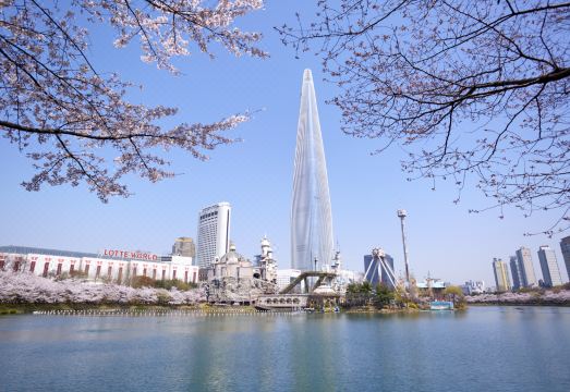 롯데호텔 월드와 롯데월드 연결 이미지