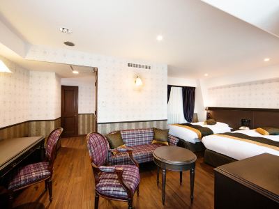 プレミア デラックス ツインルーム 神戸トアロードホテル山楽の写真