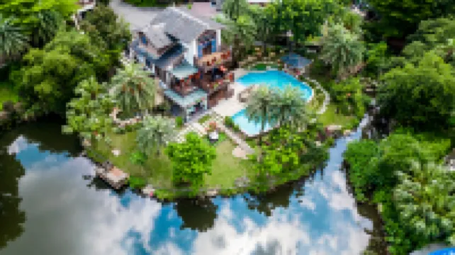 Island lakeside villas throughout the territory