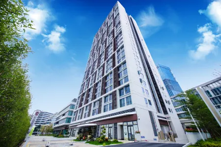 Zhiyun Apartment (Knowledge City International Convention and Exhibition Center) Отели рядом с достопримечательностью «Guangdong Mechanical & Electrical Polytechnic (North Campus)»
