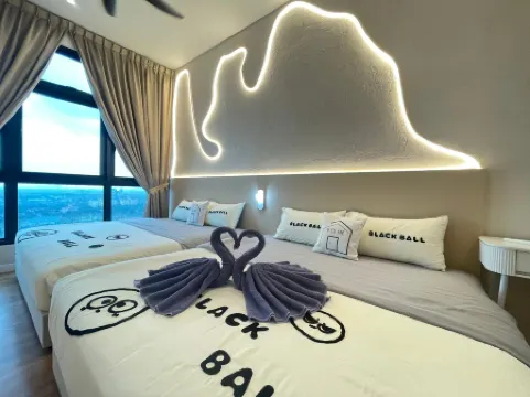 L26-ParadigmMall Residence Skudai JB 3R2B-10pax Ucome Homestay Отели рядом с достопримечательностью «Jabatan Imigresen Johor Bahru»