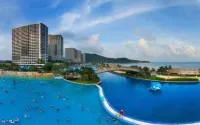 近海時光度假公寓（陽江海陵島敏捷黃金海岸店） - 無邊際泳池