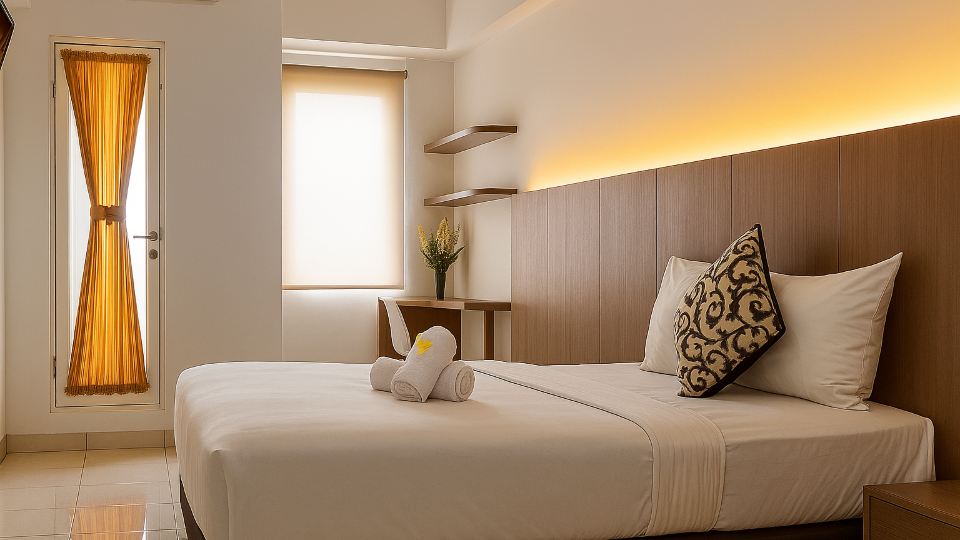 Quintessa Room at Candiland Apartement