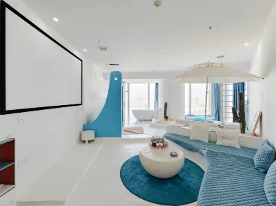 윈상.산하이이셴 바다 전망 서지스 아파트(샤먼대학 스마오솽쯔타) 환다오루(환도로) 주변 호텔