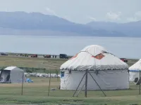 Yurt by the Lake - balcony