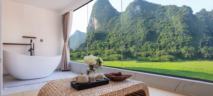 Yangshuo Xiaotaozi Home Hotel (Yulong River Ecological Park Qianqiuqing Branch) Hotéis em Condado de Yangshuo