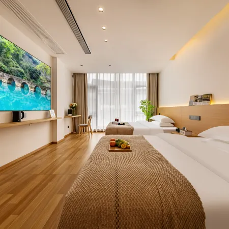 Libo • Qipan | BIEYUAN • IMAXVILLA Smart Cinema Jiangnan Aesthetic Homestay (Libo Ancient Town) Hotels in Libo