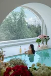 Water flows in moon Hotel - Hot Springs