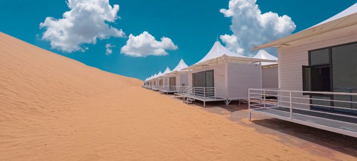 Sand Star Tengger Desert Stargazing Hotel Отели в г. Чжунвэй